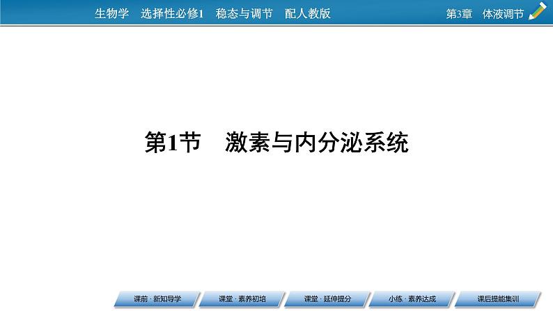 2021-2022学年高中生物新人教版选择性必修1 第3章 第1节 激素与内分泌系统 课件(87张)第6页