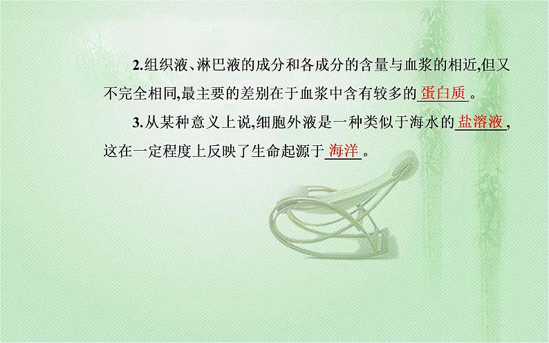 2021-2022学年高中生物新人教版选择性必修1 第1章 第1节 细胞生活的环境 课件(43张)第6页
