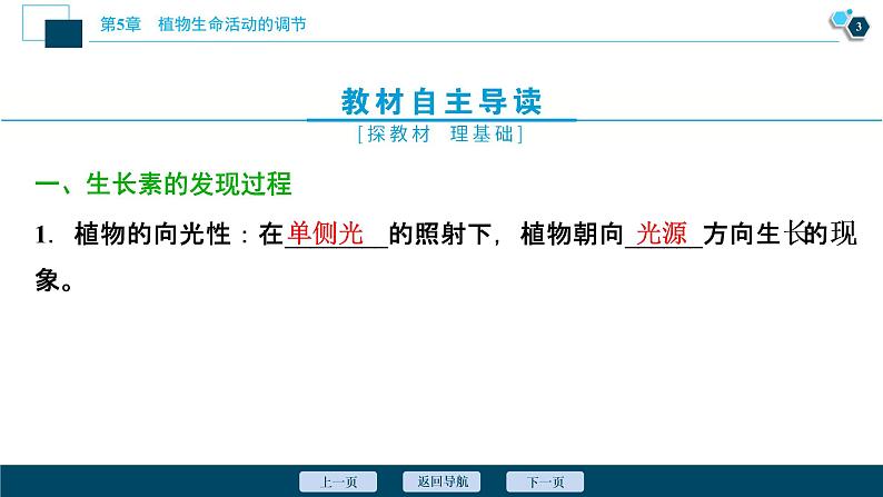 2021-2022学年高中生物新人教版选择性必修1 植物生长素(52张)课件第4页