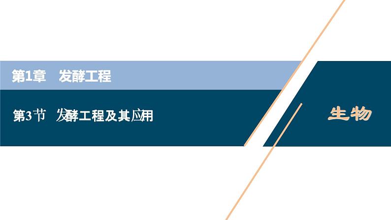 2021-2022学年高中生物新人教版选择性必修3 发酵工程及其应用(35张) 课件01