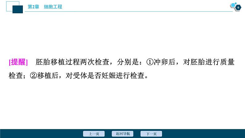 2021-2022学年高中生物新人教版选择性必修3 胚胎工程技术及其应用 (43张) 课件第7页