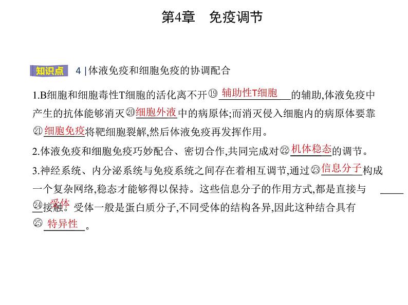 2021-2022学年高中生物新人教版选择性必修1 第4章 第2节 特异性免疫 课件(18张)第7页