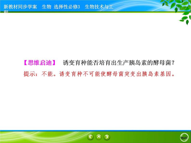 2021-2022学年高中生物新人教版选择性必修3 基因工程的应用 课件(89张)第8页
