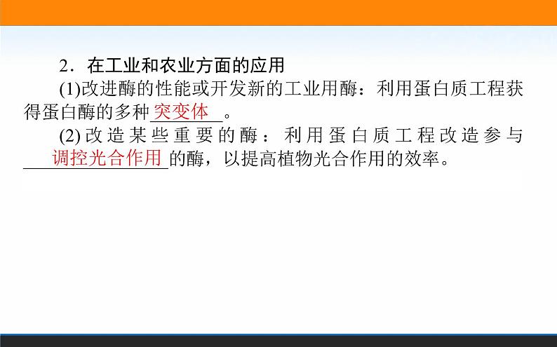 2021-2022学年高中生物新人教版选择性必修3 蛋白质工程的原理和应用 课件(63张)07