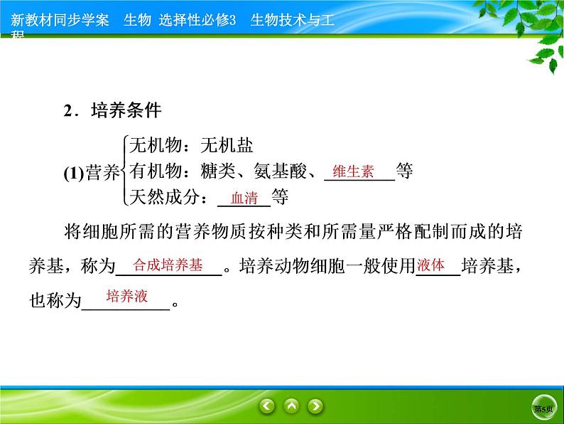 2021-2022学年高中生物新人教版选择性必修3 动物细胞培养 课件(81张)第5页