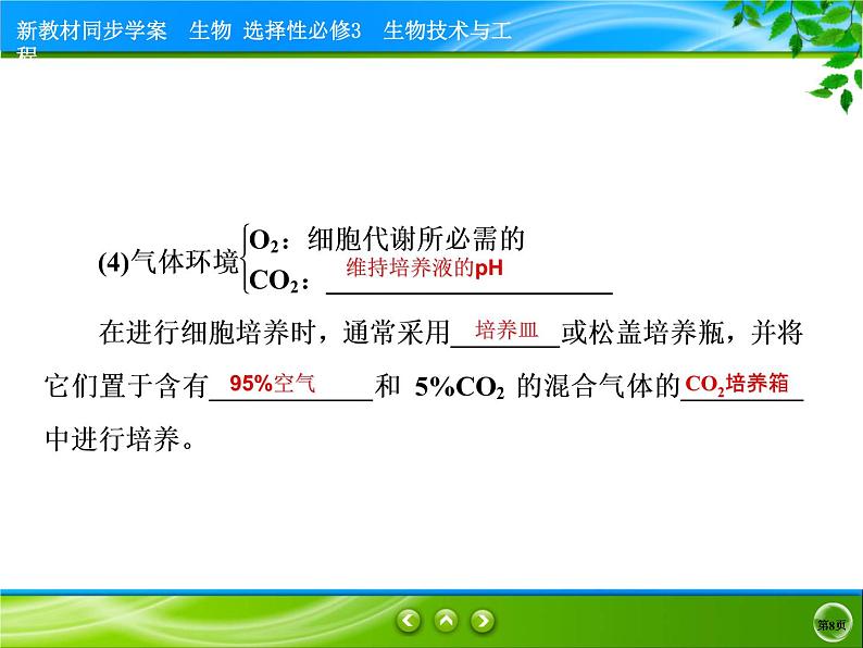 2021-2022学年高中生物新人教版选择性必修3 动物细胞培养 课件(81张)第8页