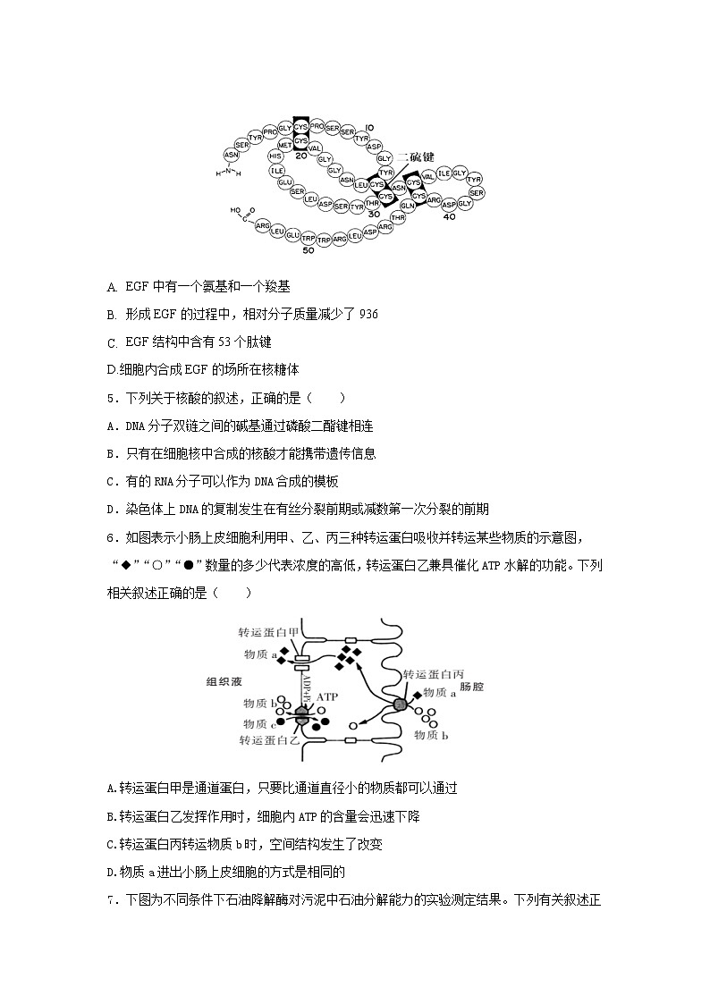 2022届大连市第一中学高三上学期期中联考生物试卷含答案第2页