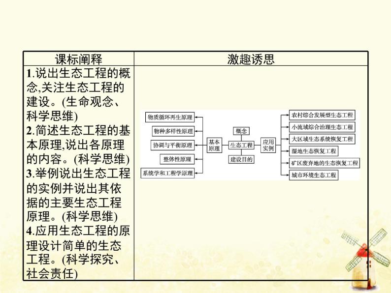 高中生物专题5生态工程1_2生态工程的基本原理生态工程的实例和发展前景课件新人教版选修302