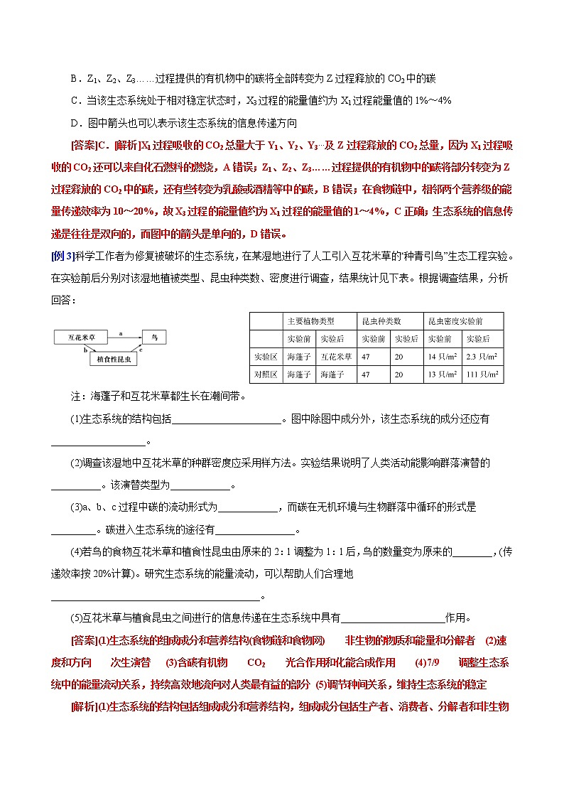 10 第10讲 生态系统的能量流动-备战2022年高考生物二轮复习三板斧之三——生物计算(解析版)第3页