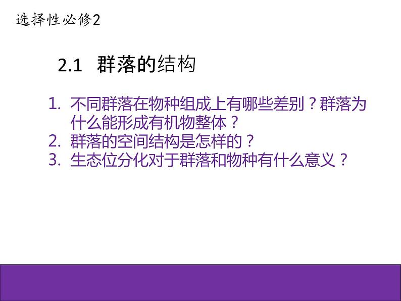 人教版(2019)高二生物选择性必修2-2.1群落的结构-1课件PPT01