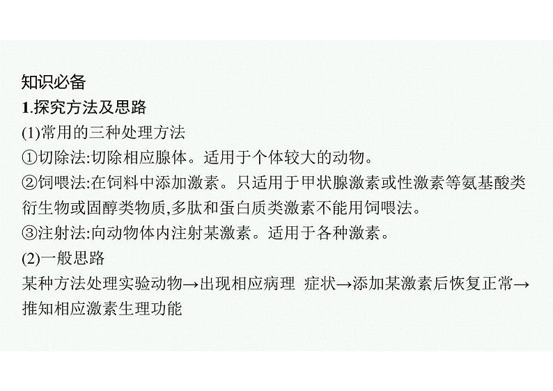 2023年老高考生物一轮复习微专题6 动物激素功能的实验探究第2页