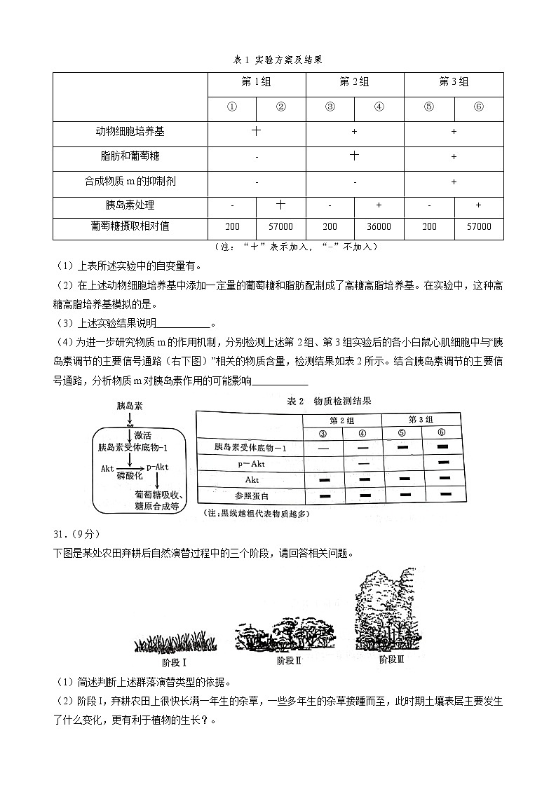 河南省开封市2022届高三第二次模拟考试理科综合(生物学科)试题 无答案第3页