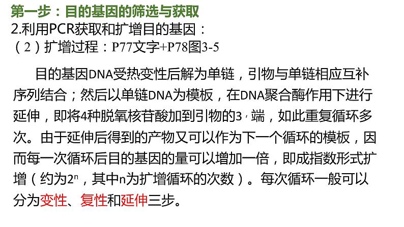3.2基因工程的基本操作程序课件-2021-2022学年高二下学期生物人教版(2019)选择性必修3第7页