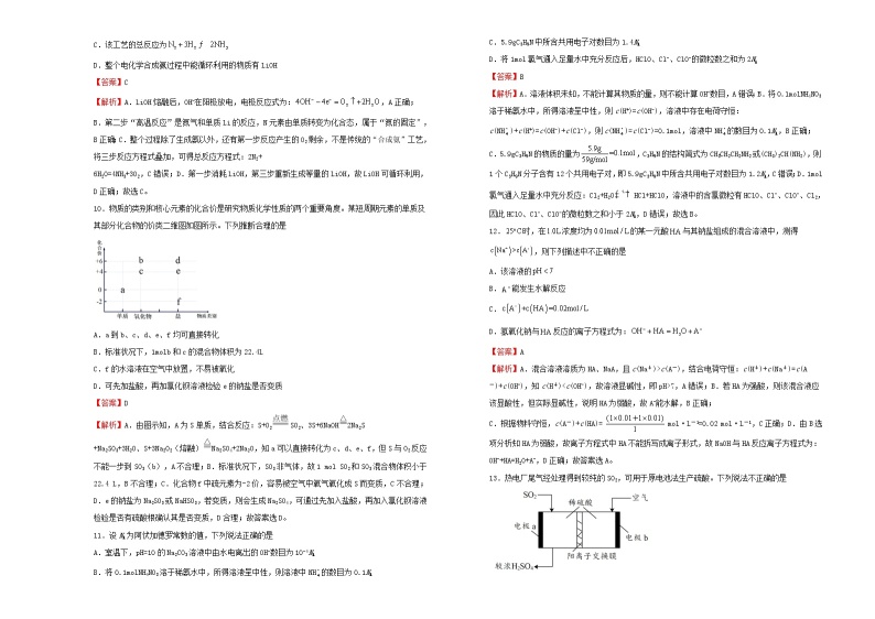 新高考2022届高考化学二轮综合复习卷303