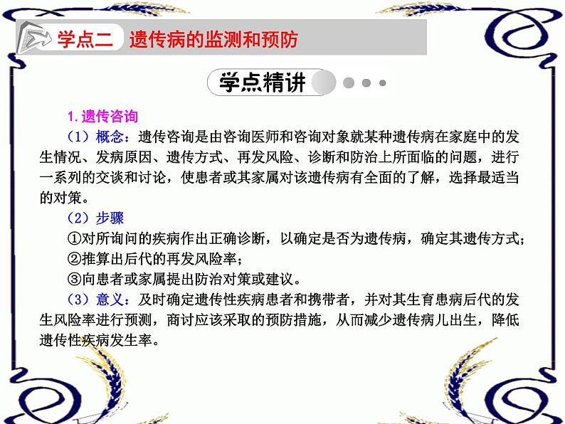 高中生物人教版必修2课件5.4 人类遗传病(一)(共14张PPT)第6页