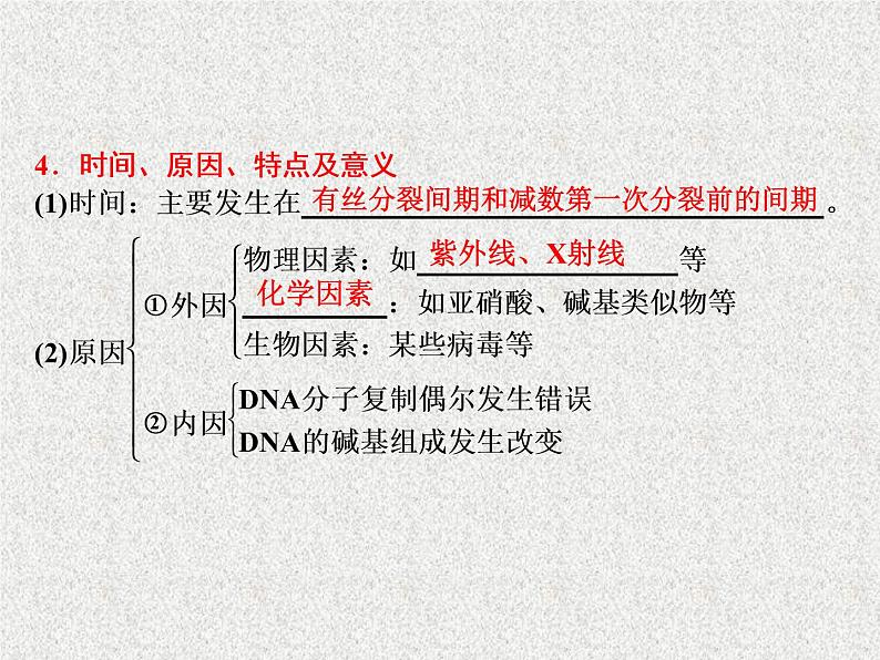 生物同步配套课件(人教版必修2)第5章第1节基因突变和基因重组第6页