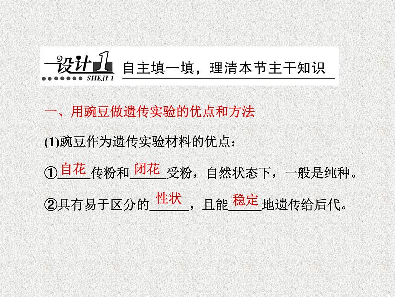 生物同步配套课件(人教版必修2)第1章第1节孟德尔的豌豆杂交实验(一)第3页