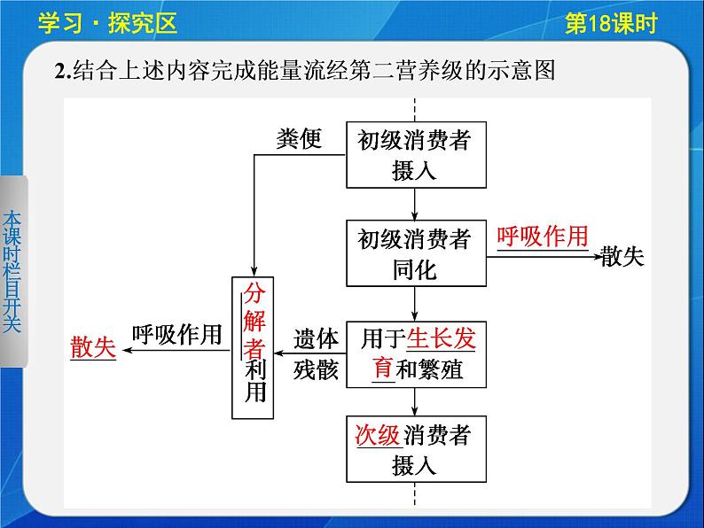 高中生物人教版必修3课件:5-18生态系统的能量流动第5页