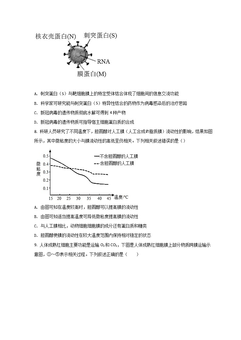 2022池州一中高一下学期3月月考生物试题含答案第3页