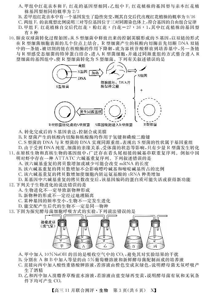 (福建)-生物第3页