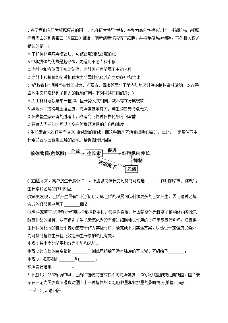 2022届高考生物仿真冲刺卷(全国卷)(2)第2页