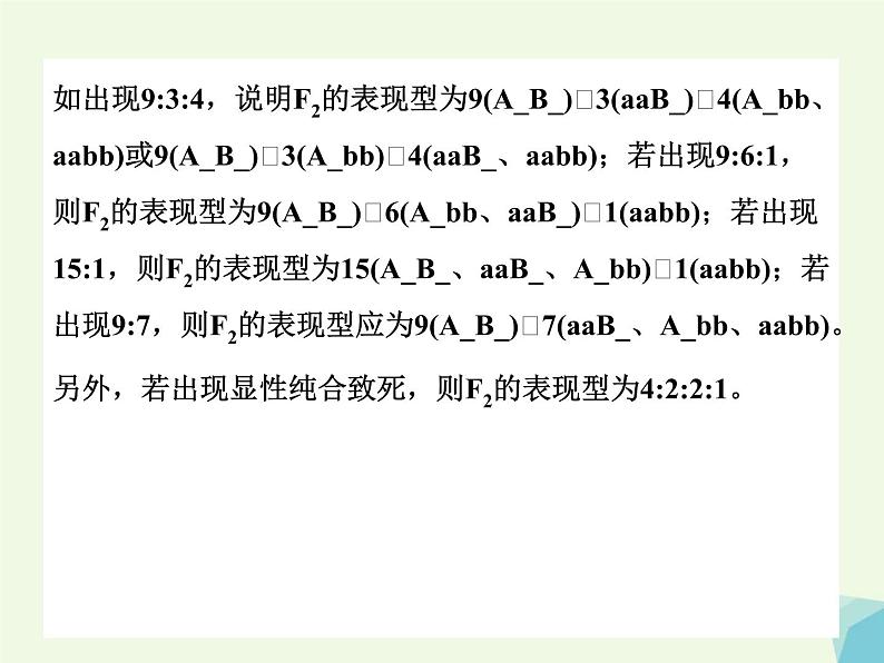 高考生物三轮考前重点突破:专题三遗传的基本规律含细胞质遗传(含答案)课件PPT第7页