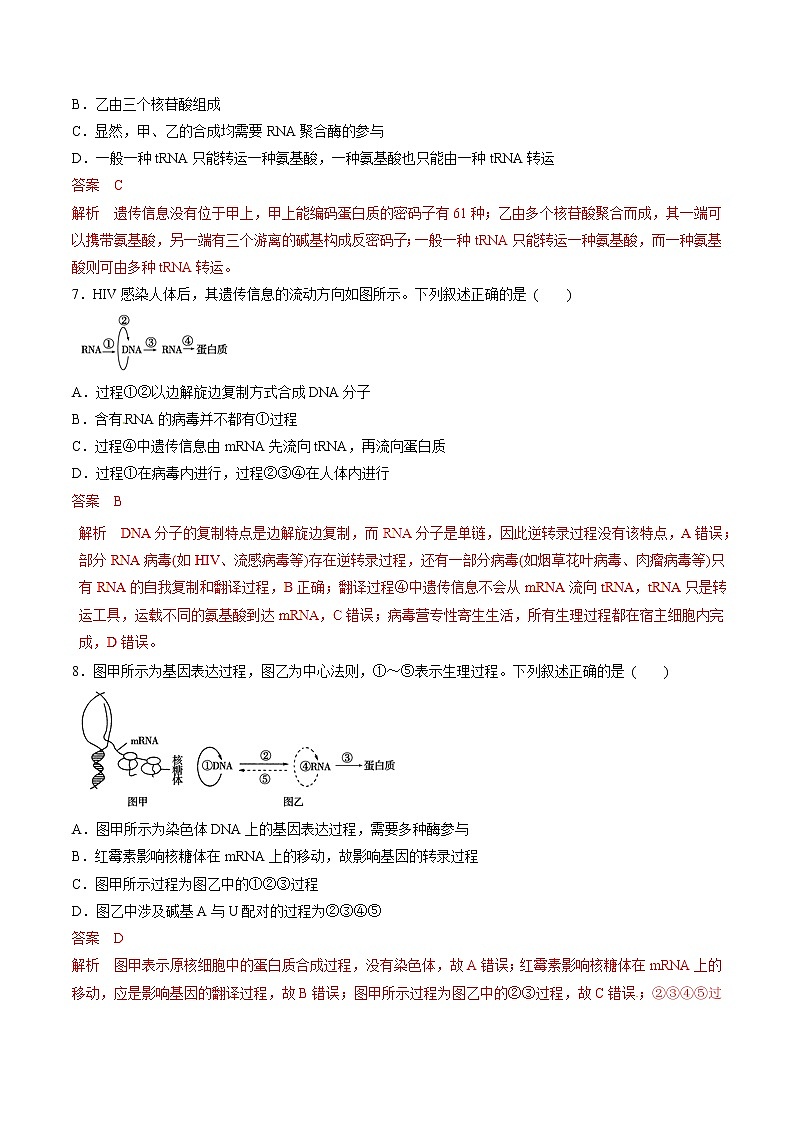 高考生物提分秘籍:专题20《基因的表达》热点难点突破(含答案)第3页