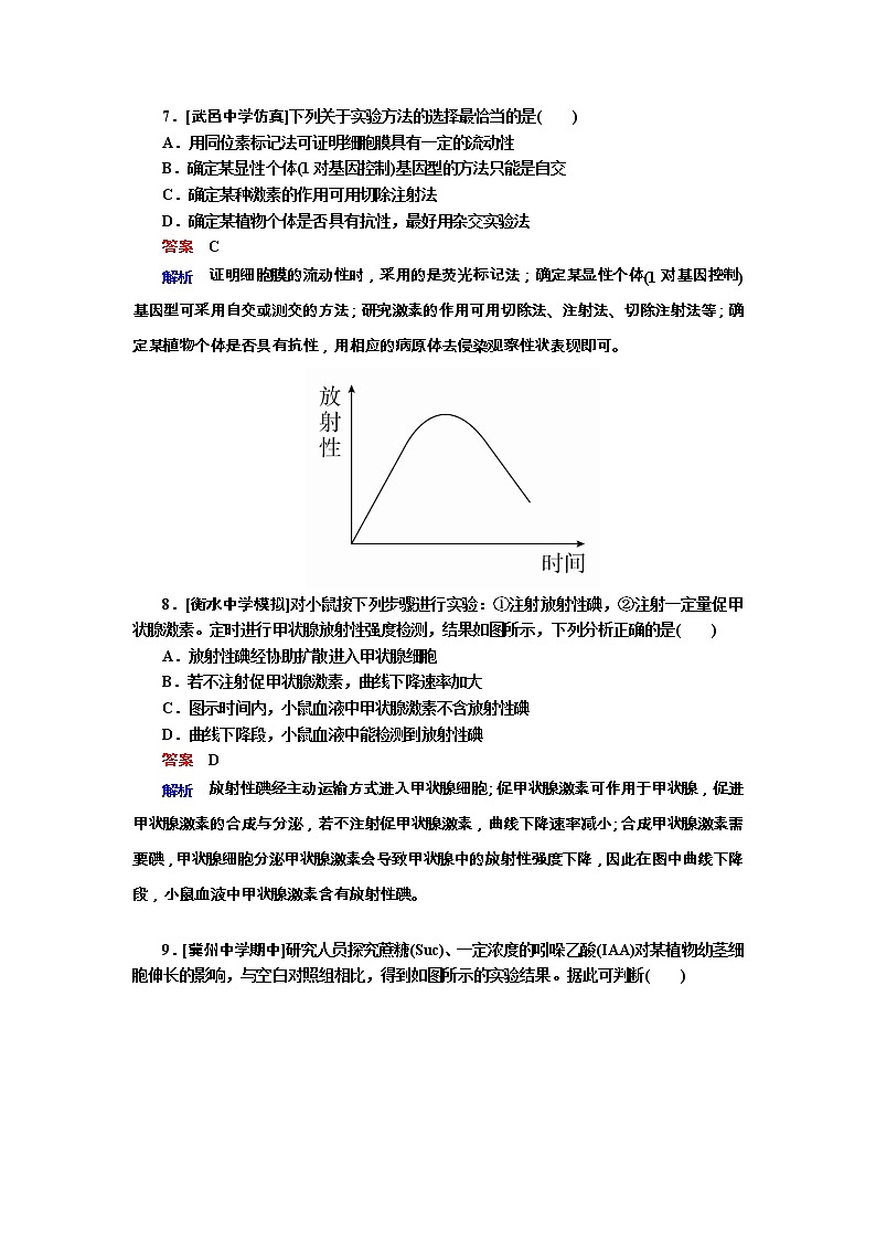 高考生物一轮复习专题训练:专题25《实验与探究》(含详解)第3页