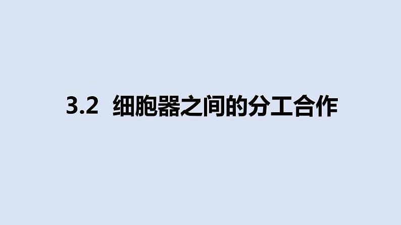 《第2节 细胞器之间的分工合作》课件2第1页