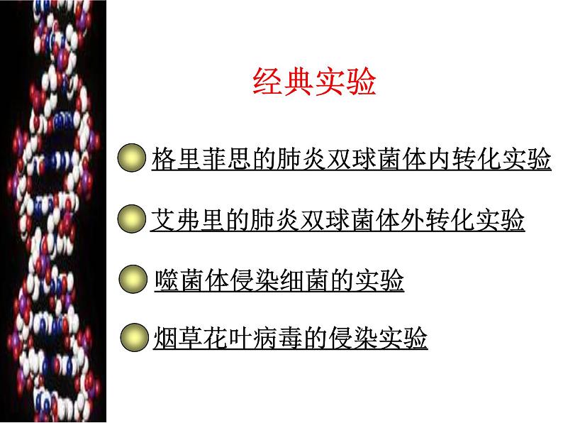 人教新课标高中生物必修二 3.1DNA是主要的遗传物质 课件04