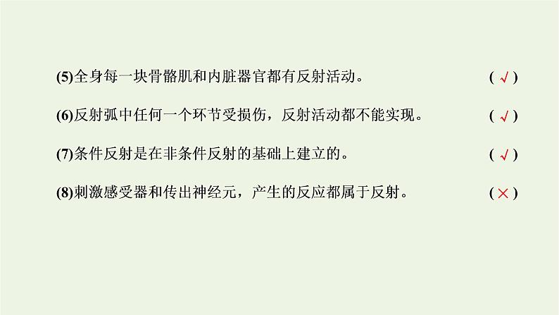 2022年新教材高中生物第二章神经调节第三节人体通过神经调节对刺激做出反应课件浙科版选择性必修1第8页