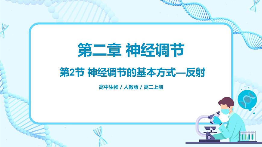 第二節(jié)《神經(jīng)調(diào)節(jié)的基本方式—反射》課件第1頁