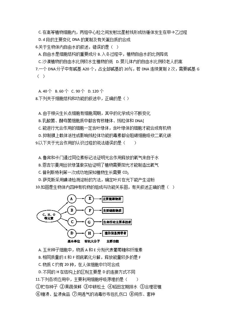 2021普洱景东彝族自治县一中高一下学期期末生物试题含答案第2页