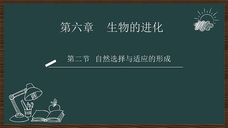 6.2自然选择与适应的形成 课件-2021-2022学年高一下学期生物人教版(2019)必修2第1页