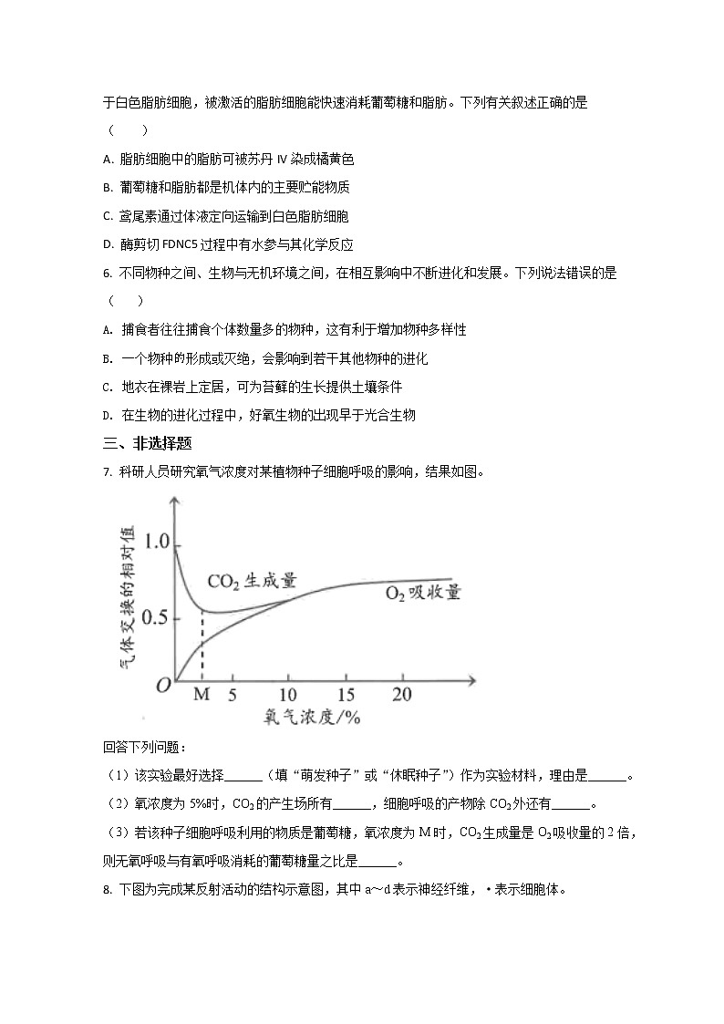 2022高考压轴卷 生物(全国甲卷) Word版含解析第2页