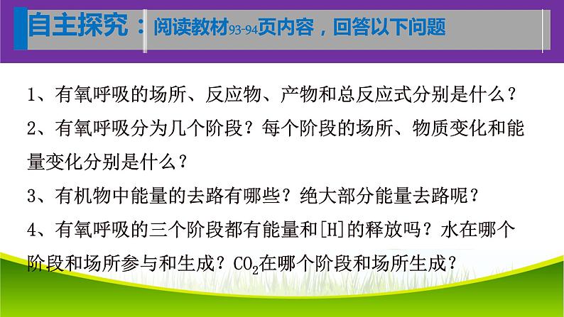 5.3 细胞呼吸的原理和应用(第二课时)课件-2021-2022学年人教版(2019)高一生物必修一05