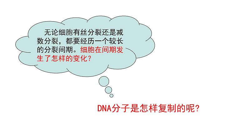 3.3 DNA复制 遗传与变异 课件【新教材】2020-2021学年高一生物人教版(2019)必修二01