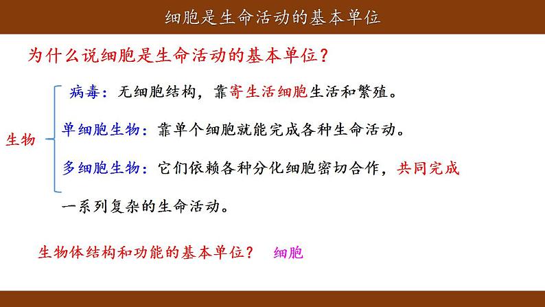1.1细胞是生命活动的基本单位课件-2021-2022学年高一上学期生物人教版(2019)必修1第2页