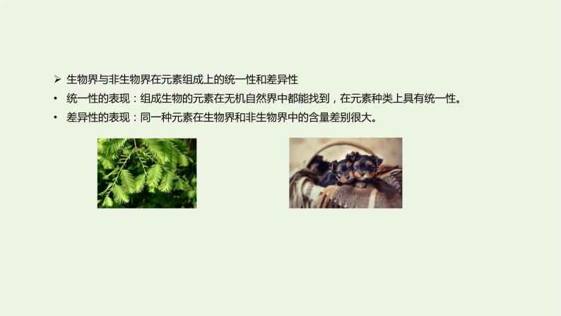 新人教版高中生物必修1第2章组成细胞的分子第1节细胞中的元素和化合物课件08