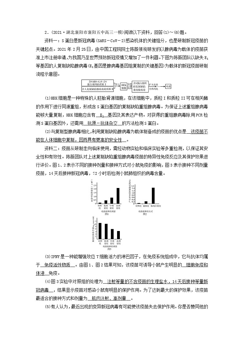 高考生物二轮复习专题跟踪检测15现代生物科技专题试题含答案02