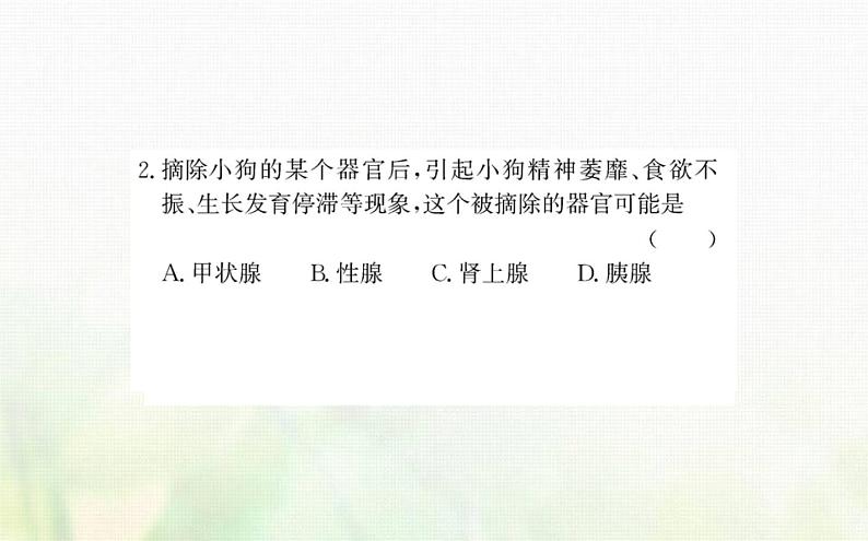 新人教版高中生物选择性必修1第3章体液调节阶段复习课课件05