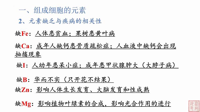 2.1+细胞中的元素和化合物(第1课时)课件(人教版2019必修1)08