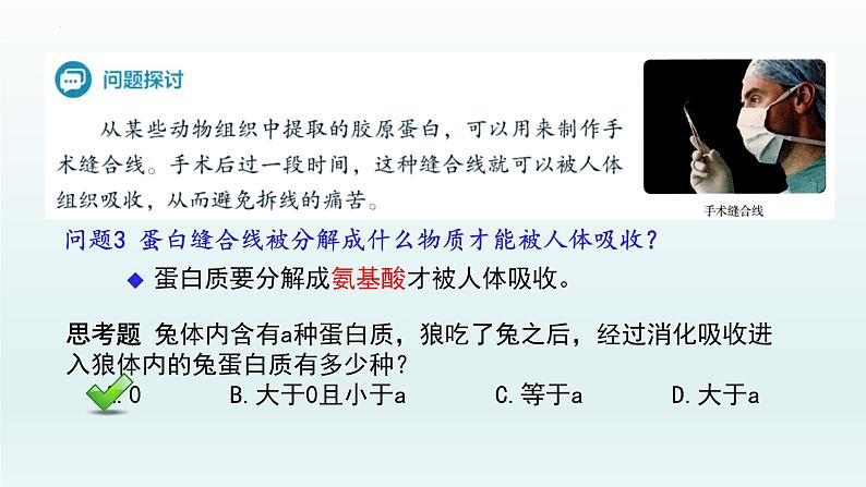 2.4 蛋白质是生命活动的主要承担者(第1课时)课件--高一上学期生物人教版(2019)必修1第7页