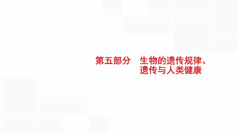 高考生物一轮复习第14讲分离定律课件第1页