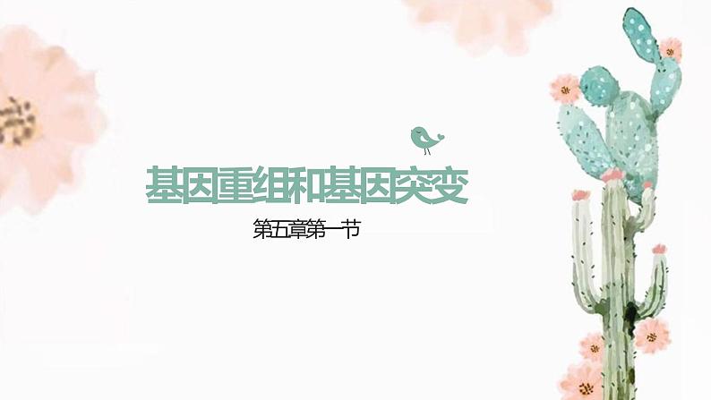 5.1基因突变和基因重组课件--高一下学期生物人教版(2019)必修2第3页