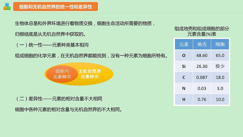 2.1细胞中的元素和化合物课件--高一上学期生物人教版(2019)必修104