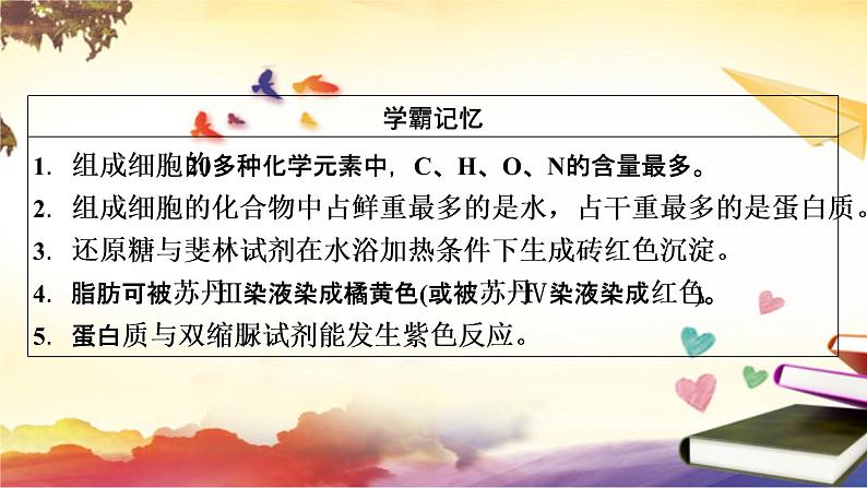 2.1细胞中的元素和化合物课件--高一上学期生物人教版(2019)必修1 (1)第5页