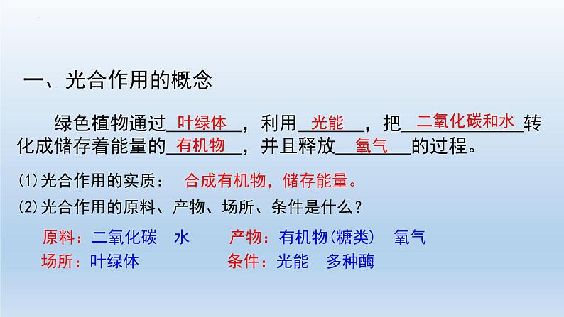 5.4光合作用与能量转化(第三课时)课件--高一上学期生物人教版(2019)必修102