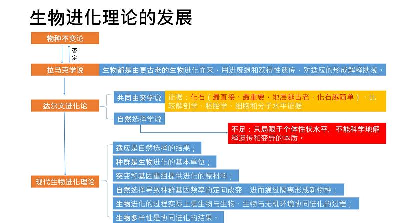高考二轮复习课件:专题5 生物的进化第2页