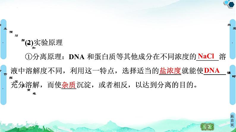 专题5 课题1 DNA的粗提取与鉴定--高中生物选修1--同步课件PPT(人教版)05